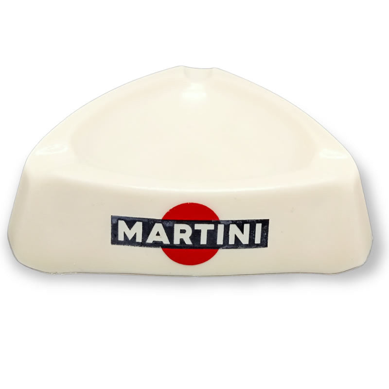 Cendrier Martini Demi-Porcelaine Par Badonviller, France - Label Emmaüs Cendrier Martini Demi-Porcelaine Par Badonviller, France - Label Emmaüs