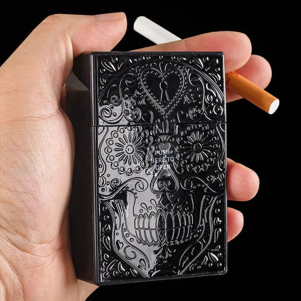 Boite Cigarettes Tte De Mort Mexicaine | Livraison Gratuite Cendriers Shop Boite Cigarettes Tte De Mort Mexicaine | Livraison Gratuite Cendriers Shop