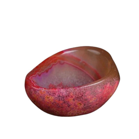 Cendrier Agate Rouge